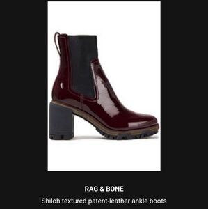 Rag&bone patent leather ankle boots